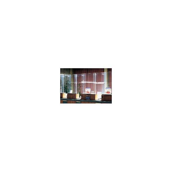 Professional Plastics Clear Level 6 Bullet-Resistant Acrylic Sheet - A/R 2 Sides, 1.250 X 4 SACRBR1.250X48.000X96.0LVL6AR2 - main